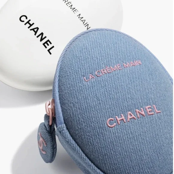 CHANEL LA CRÈME MAIN Hand Cream + Denim Pouch - 2026 DENIM COLLECTION NEW BNIB - Picture 3 of 4